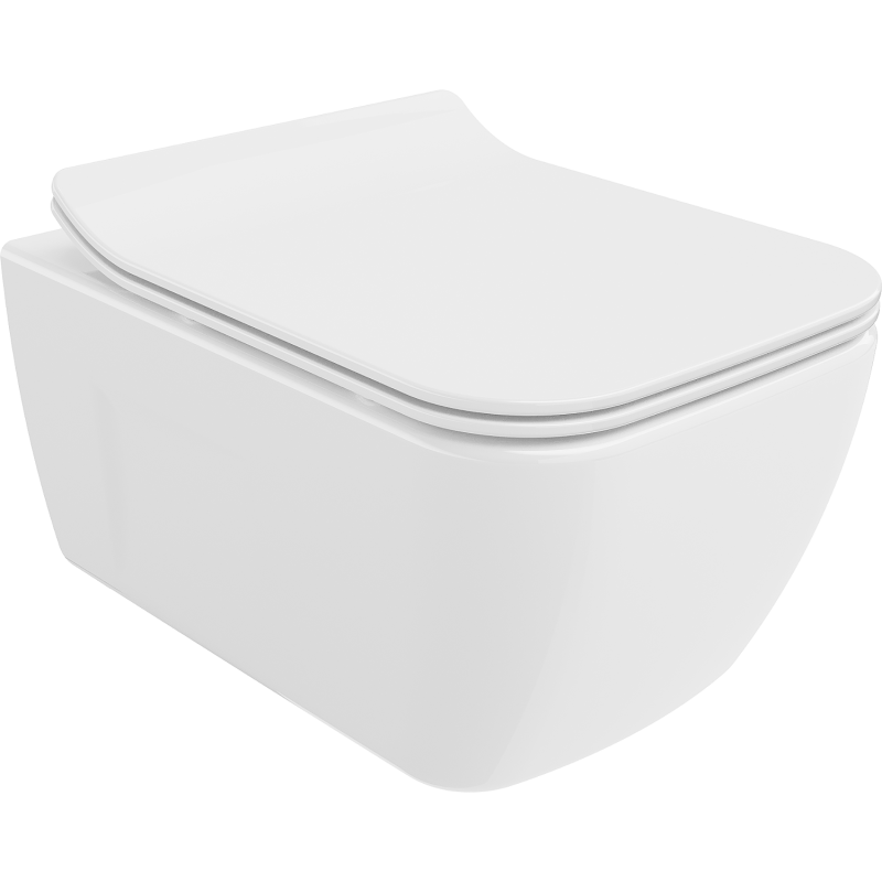 Mexen Margo WC misa Rimless s pomaly padajúcim sedátkom, duroplast, biela - 30420800