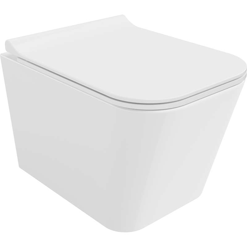 Mexen Teo WC misa Rimless s pomaly padajúcim sedátkom, duroplast, biela - 30850700