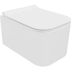 Mexen Elis WC misa Rimless s pomaly padajúcim sedátkom, duroplast, biela - 30910700