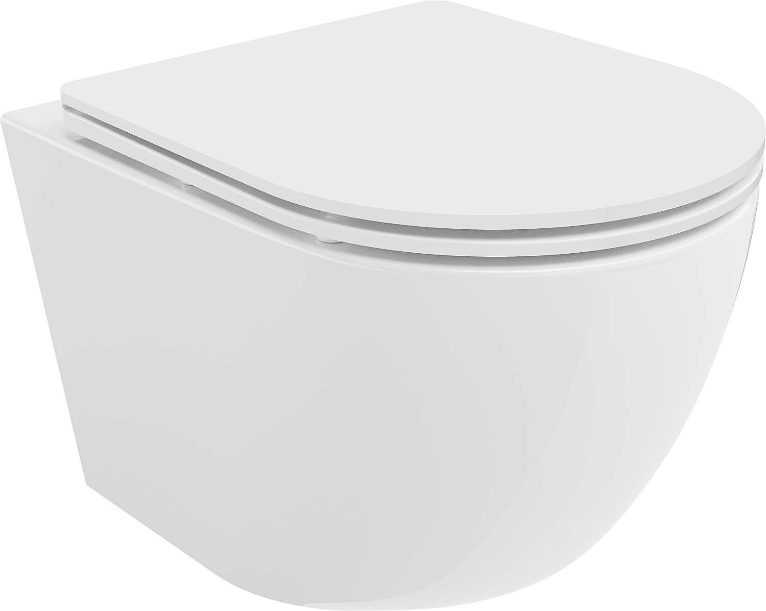 Mexen Lena WC misa Rimless s pomaly padajúcim sedátkom, duroplast, biela - 30220300