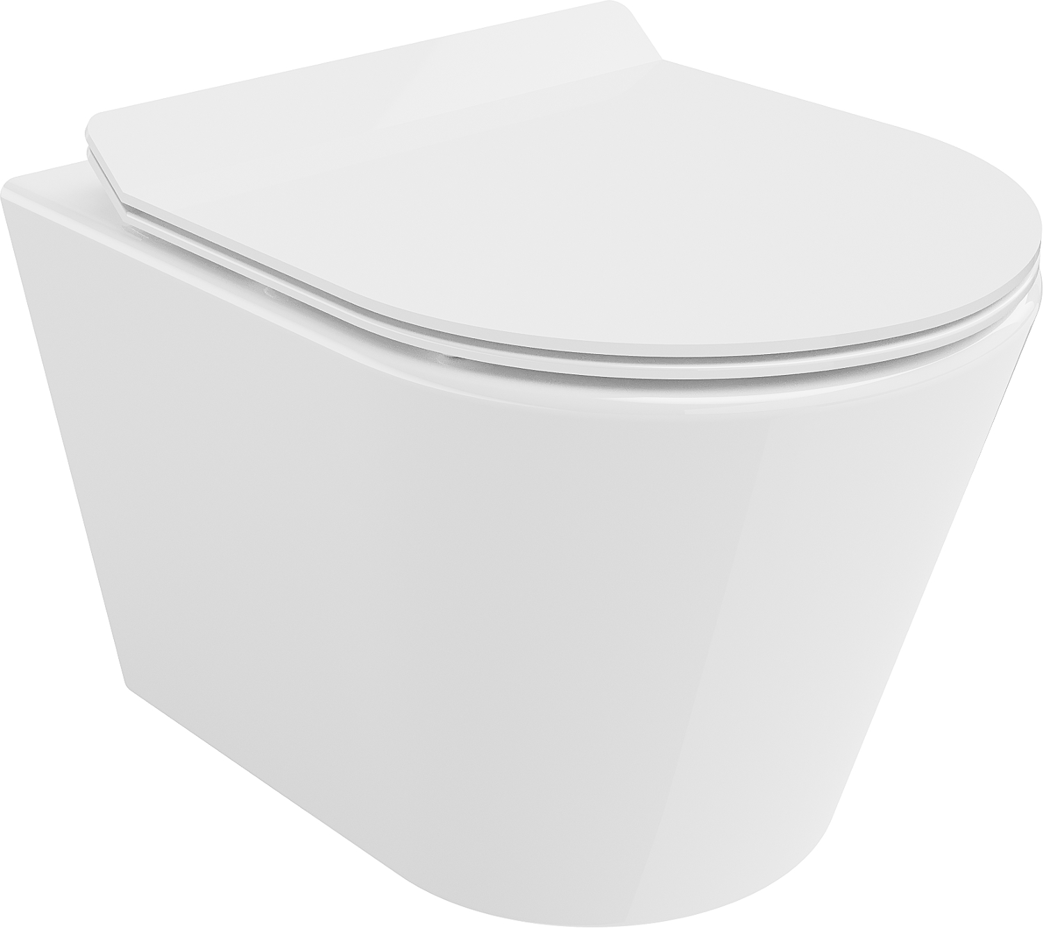 Mexen Rico WC misa Rimless s pomaly padajúcim sedátkom, duroplast, biela - 30720100