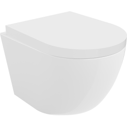 Mexen Lena WC misa Rimless s pomaly padajúcim sedátkom tvrdá, duroplast, biela - 30220200