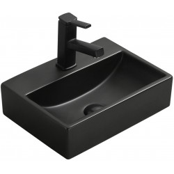 Mexen Mini umývadlo na dosku 40 x 30 cm, čierna matná - 21094085