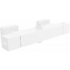 Mexen Cube termostatická sprchová batéria, biela - 77250-20