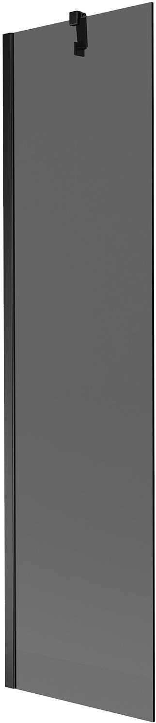 Mexen Next vaňová zástena jednokrídlová 50 x 150 cm, Grafitová čierna, Čierna - 895-050-000-00-40-70