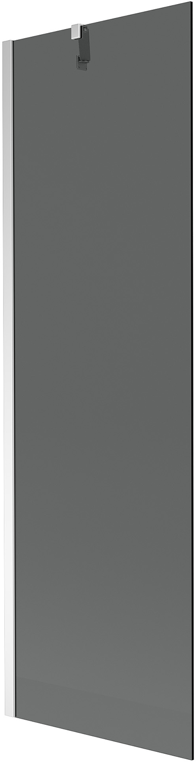 Mexen Next vaňová zástena jednokrídlová 60 x 150 cm, Grafitová čierna, Chrómová - 895-060-000-00-40-01