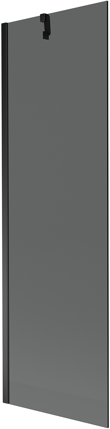 Mexen Next vaňová zástena jednokrídlová 60 x 150 cm, Grafitová čierna, Čierna - 895-060-000-00-40-70