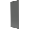 Mexen Next vaňová zástena jednokrídlová 70 x 150 cm, Grafitová čierna, Chrómová - 895-070-000-00-40-01