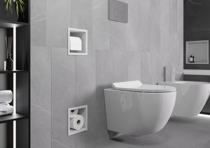 Zostavy pod omietku na WC s miskou