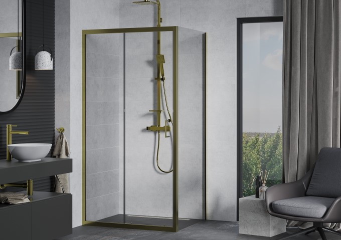 Štvorcové sprchové kolóny