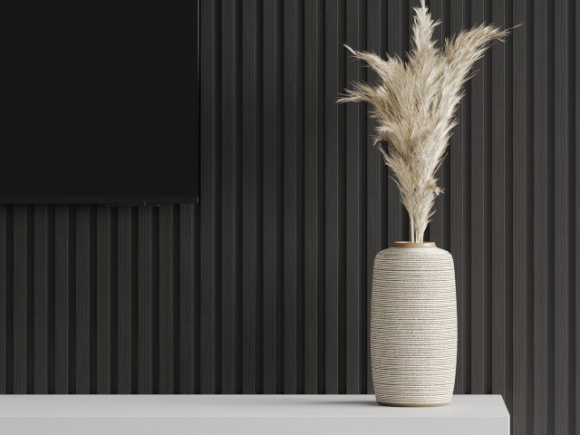 Čierne lamely v izbe