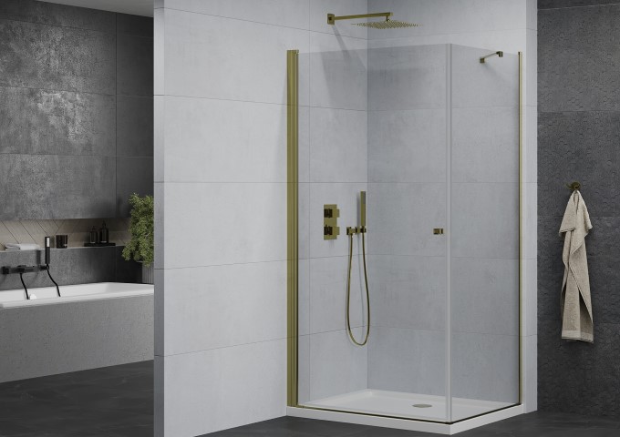 Štvorcové sprchové kabíny s vaničkou 80x80