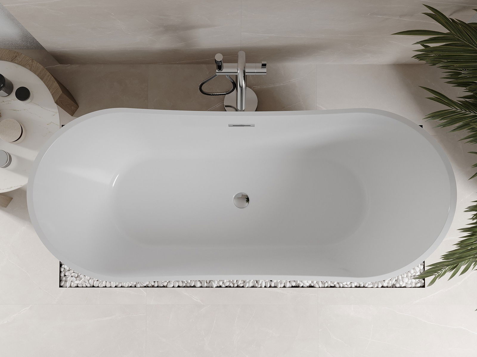 Béžové gresové dlaždice Mexen