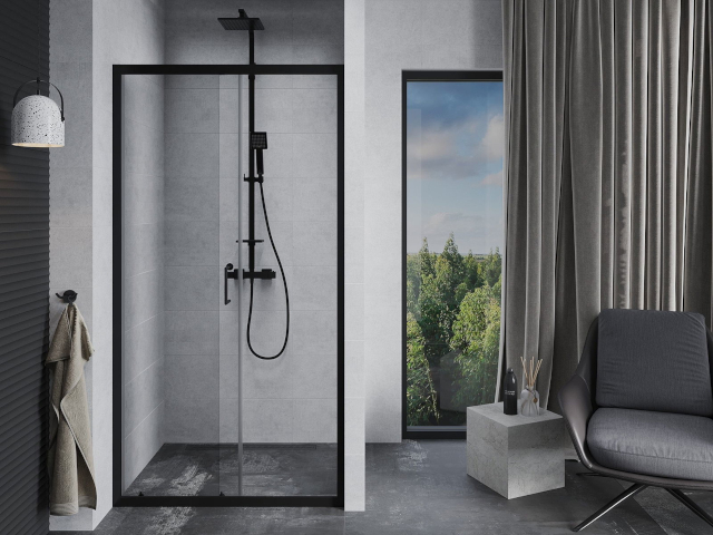 Kúpeľňový stĺpik v aranžmá kúpeľne