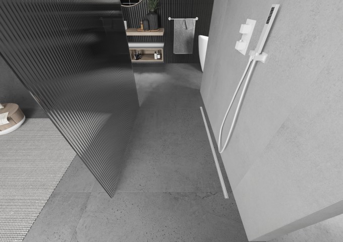 Biele sprchové kohútiky