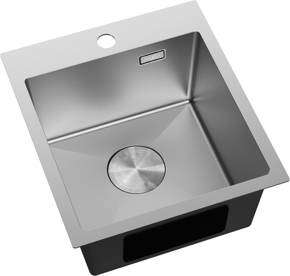 Jednokomorový drez z ocele Mexen