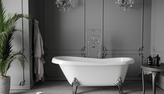 Kúpeľňa v retro štýle