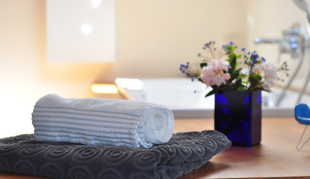 Klimatická úprava kúpeľne v dreve