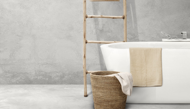 Šedá kúpeľňa - Originálne usporiadanie